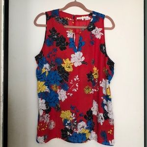 Violet + Claire floral print top